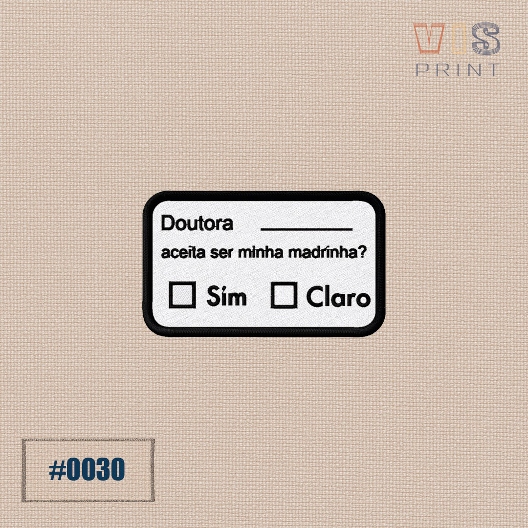 Emblema Doutora, aceita ser minha madrinha?